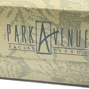 Park Avenue Vintage NOS Facial Tissue Box Of 100 2-ply Made USA